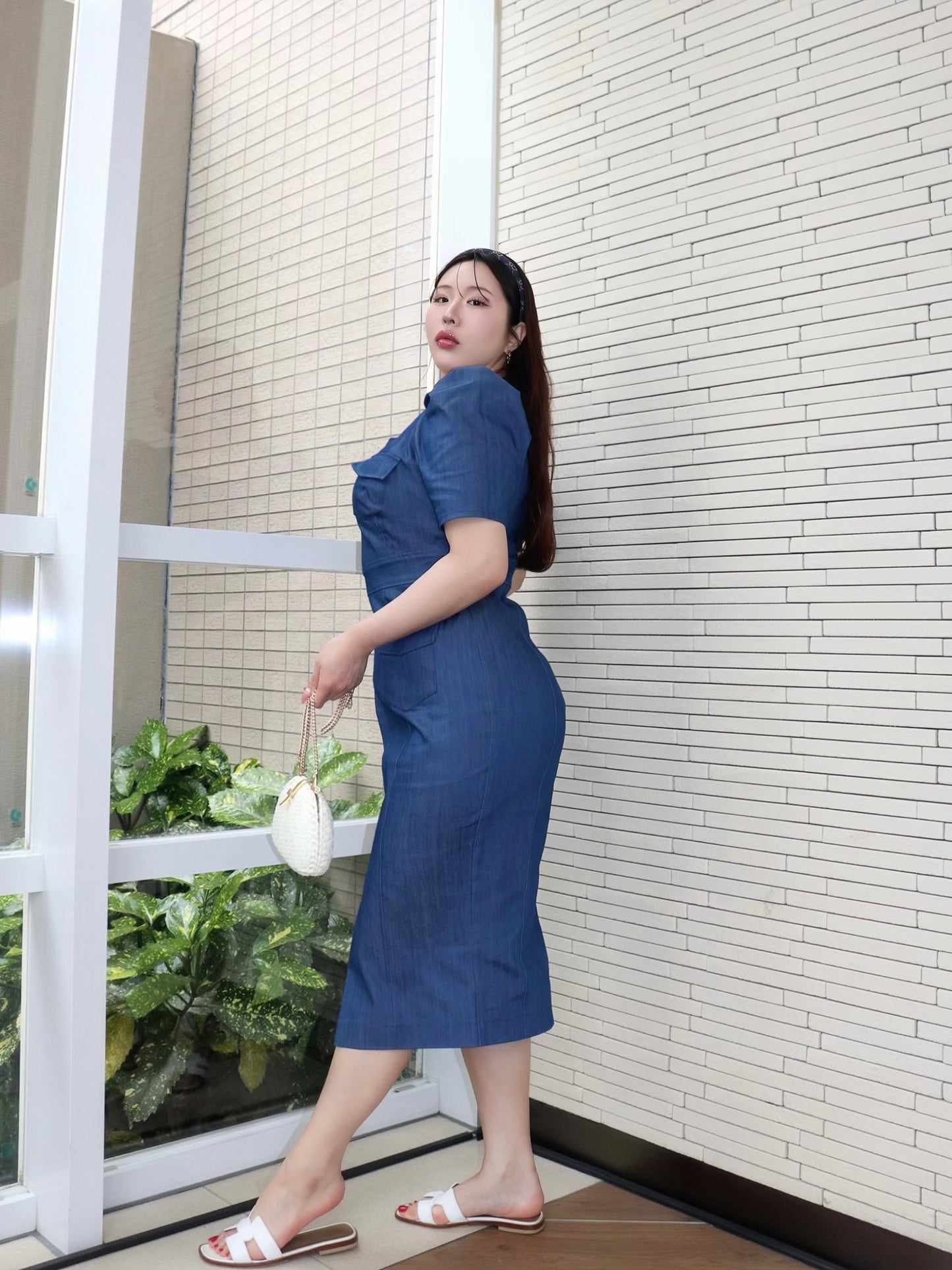 完全予約販売(5/14~5/21) 7初~7中発送予定 デニムワンピース 27,000円(29,700税込み)