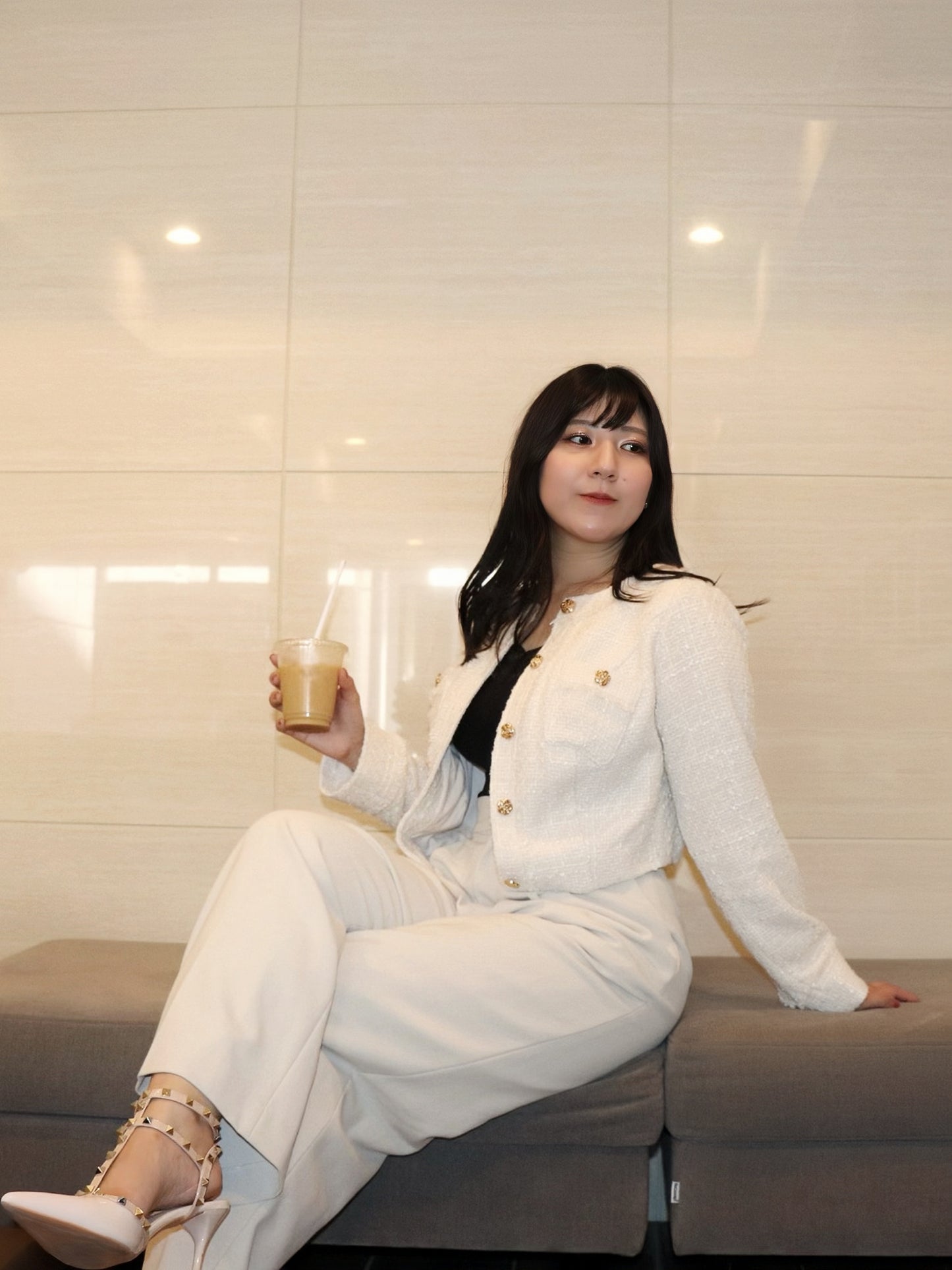 フリンジデザインツイードジャケット 18,000円(19,800税込み)