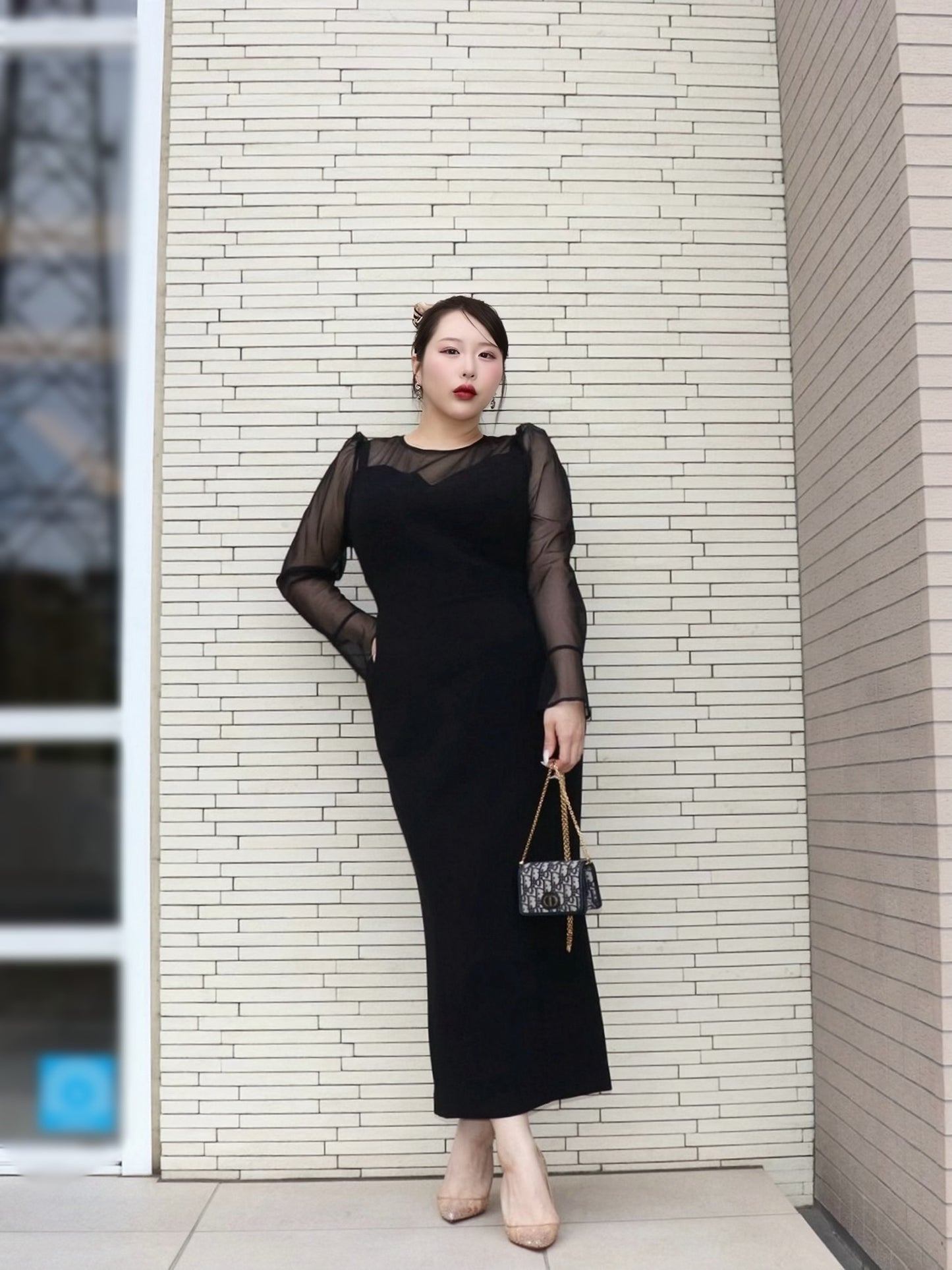 完全予約販売(4/21~4/29) 6中~6末発送予定 デコルテシアーカットソーワンピース 29,000円(319,00税込み)