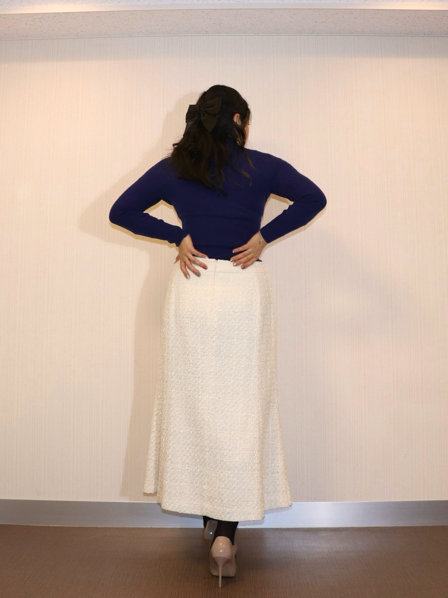 完全予約販売(12/21~28) 2中~2末発送予定 ツイードマーメイドスカート 17,000円(18,700円税込み)