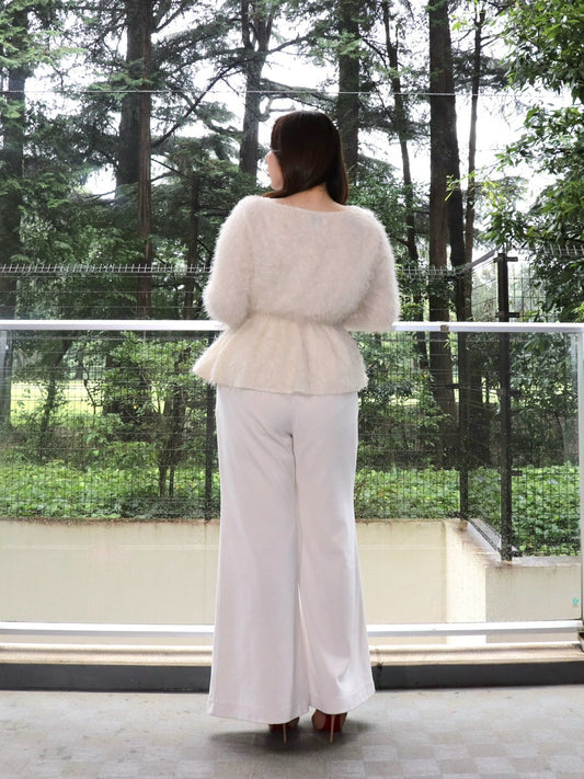 完全予約販売(10/4~10/12) 11中~11末発送予定 シャギーブラウス 14,800円(16,280円税込み)