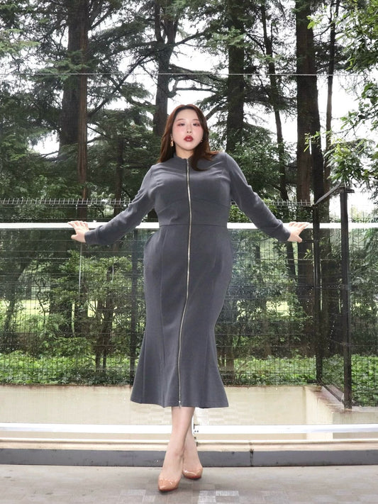 完全予約販売(10/4~10/12) 11中~11末発送予定 マーメイドジップワンピース 19,800円(21,780円税込み)