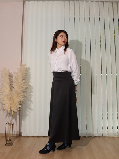 完全予約販売(11/17~11/24) 1中～1末発送予定 　タックデザインスカート　16,000円（17,600税込み）