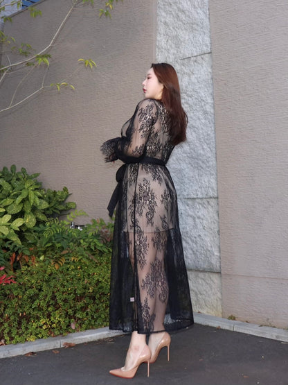 完全予約販売(2/3~2/9)   3末～4初発送予定　シアーレースワンピース　16,800円（18,400)税込み）