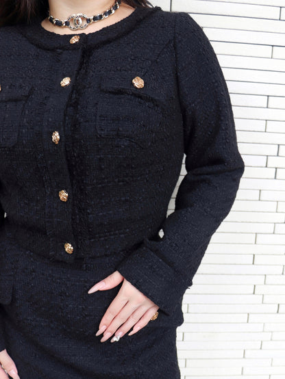 フリンジデザインツイードジャケット　18,000円（19,800税込み）