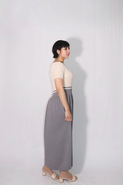 完全予約販売　(6/1~6/7)   7初~7中発送予定　配色ニットワンピース(11,000円税込み)