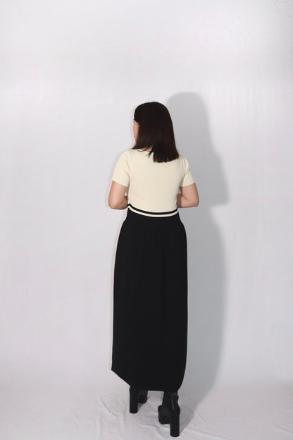 完全予約販売　(6/1~6/7)   7初~7中発送予定　配色ニットワンピース(11,000円税込み)