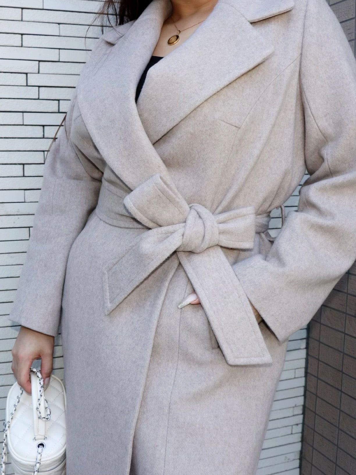 完全予約販売 2024年1月初～中発送予定　エアリーウールコート　45,000円（49,500円税込み）