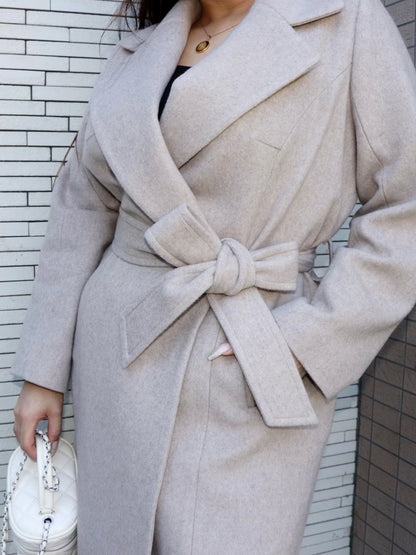 完全予約販売 2024年1月初～中発送予定　エアリーウールコート　45,000円（49,500円税込み）