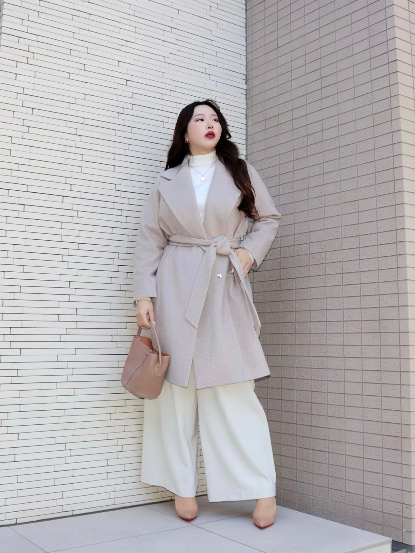 完全予約販売 2024年1月初～中発送予定　エアリーウールコート　45,000円（49,500円税込み）