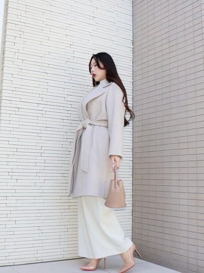 完全予約販売 2024年1月初～中発送予定　エアリーウールコート　45,000円（49,500円税込み）