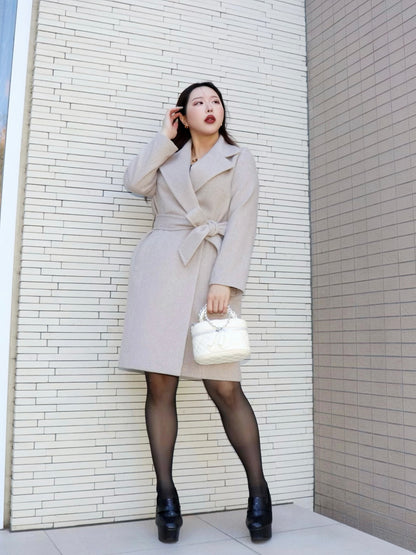 完全予約販売 2024年1月初～中発送予定　エアリーウールコート　45,000円（49,500円税込み）