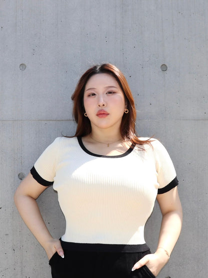 通常販売　３営業日以内に出荷　接触冷感サマーリブニット　6,800円（7,480円税込み)