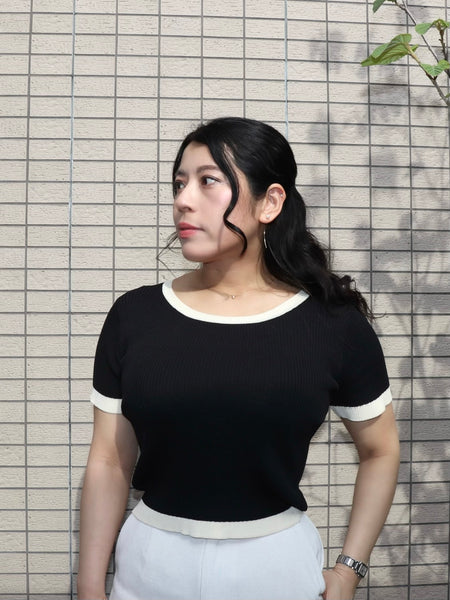 通常販売　３営業日以内に出荷　接触冷感サマーリブニット　6,800円（7,480円税込み)