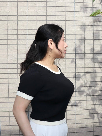 通常販売　３営業日以内に出荷　接触冷感サマーリブニット　6,800円（7,480円税込み)