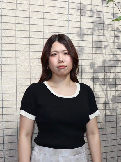 通常販売　３営業日以内に出荷　接触冷感サマーリブニット　6,800円（7,480円税込み)