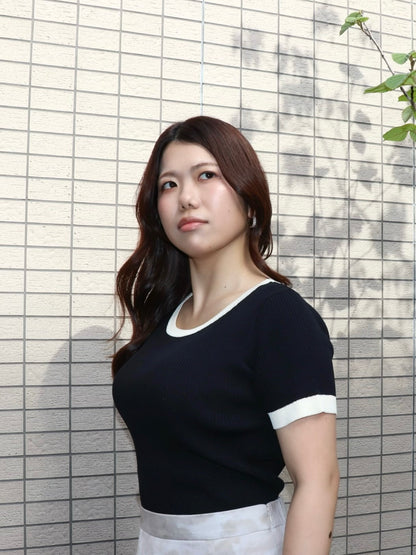 通常販売　３営業日以内に出荷　接触冷感サマーリブニット　6,800円（7,480円税込み)