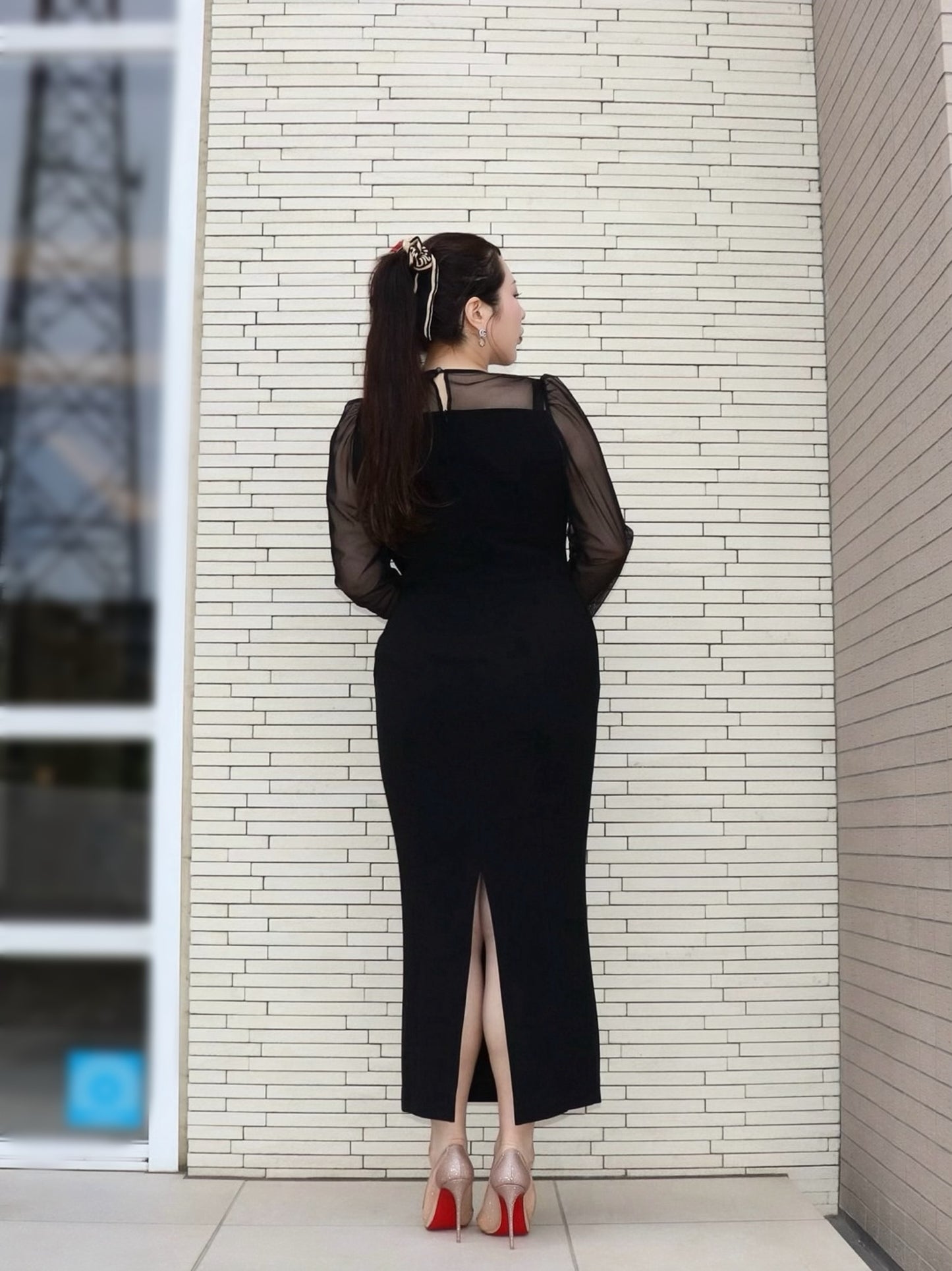 完全予約販売(4/21~4/29)   6中～６末発送予定　デコルテシアーカットソーワンピース　29,000円（319,00税込み）