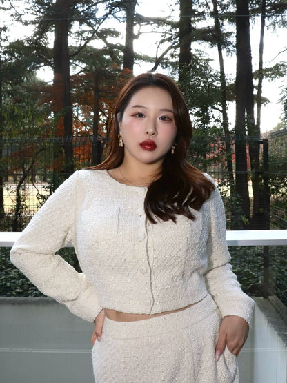 完全予約販売(12/21~28)   2中~2末発送予定　ツイードジャケット　21,000円（23,100円税込み)