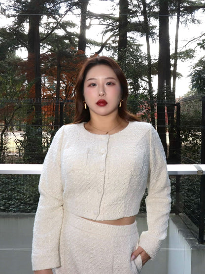 完全予約販売(12/21~28)   2中~2末発送予定　ツイードジャケット　21,000円（23,100円税込み)