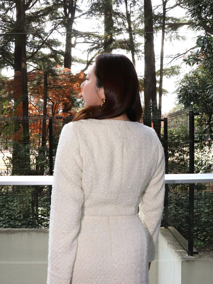 完全予約販売(12/21~28)   2中~2末発送予定　ツイードジャケット　21,000円（23,100円税込み)