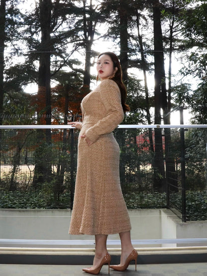 完全予約販売(12/21~28)   2中~2末発送予定　ツイードマーメイドスカート　17,000円（18,700円税込み)