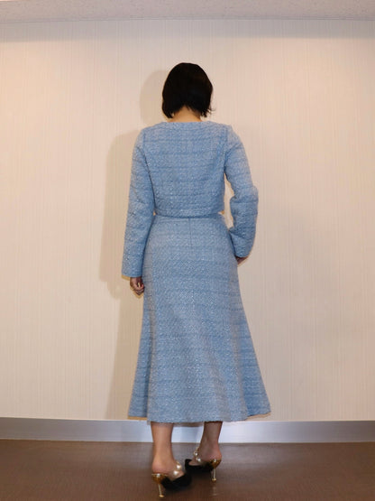 完全予約販売(12/21~28)   2中~2末発送予定　ツイードジャケット　21,000円（23,100円税込み)