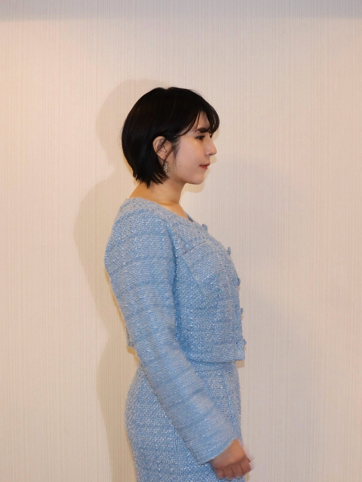 完全予約販売(12/21~28)   2中~2末発送予定　ツイードジャケット　21,000円（23,100円税込み)