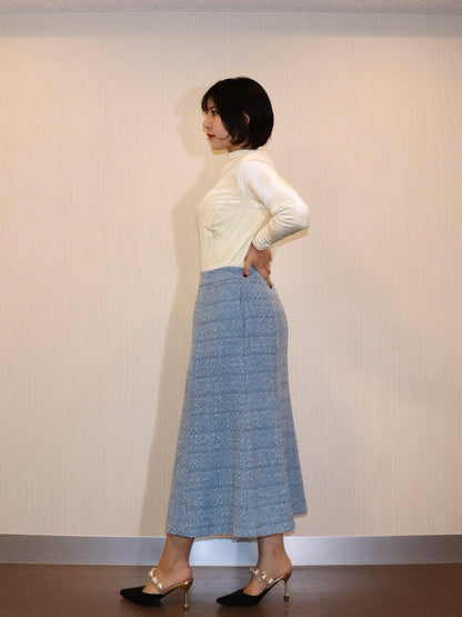 完全予約販売(12/21~28)   2中~2末発送予定　ツイードマーメイドスカート　17,000円（18,700円税込み)