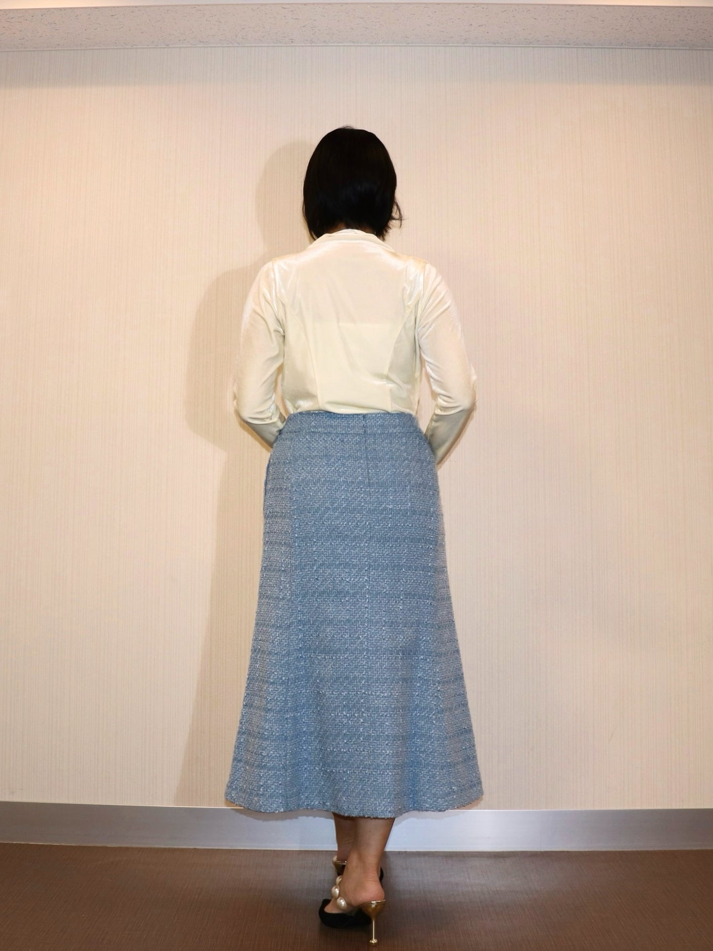 完全予約販売(12/21~28)   2中~2末発送予定　ツイードマーメイドスカート　17,000円（18,700円税込み)