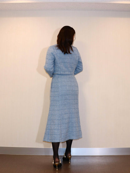 完全予約販売(12/21~28)   2中~2末発送予定　ツイードマーメイドスカート　17,000円（18,700円税込み)