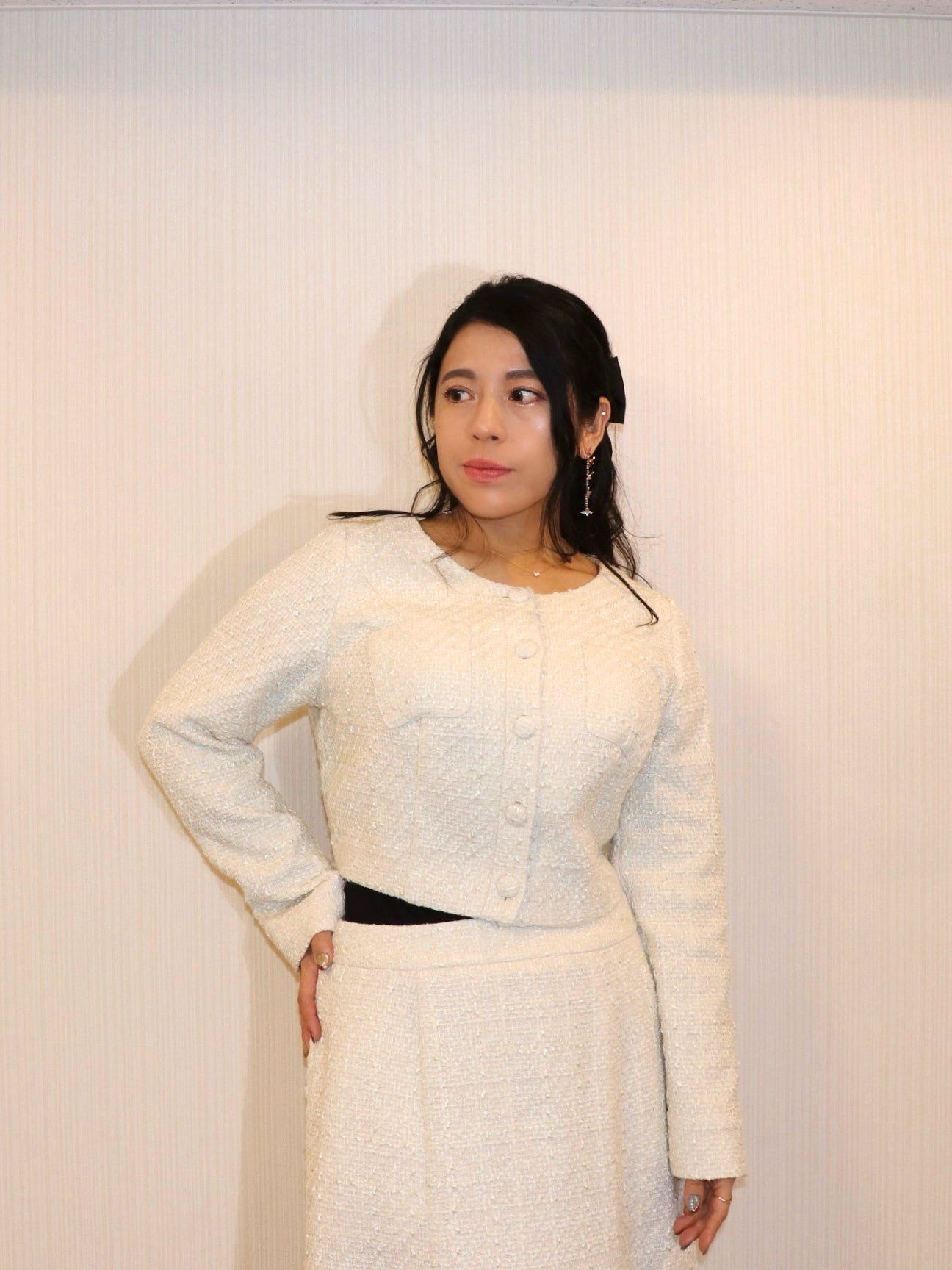 完全予約販売(12/21~28)   2中~2末発送予定　ツイードジャケット　21,000円（23,100円税込み)