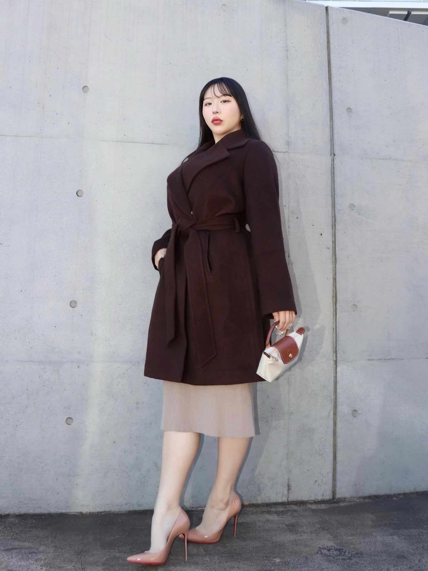 完全予約販売 2024年1月初～中発送予定　エアリーウールコート　45,000円（49,500円税込み）