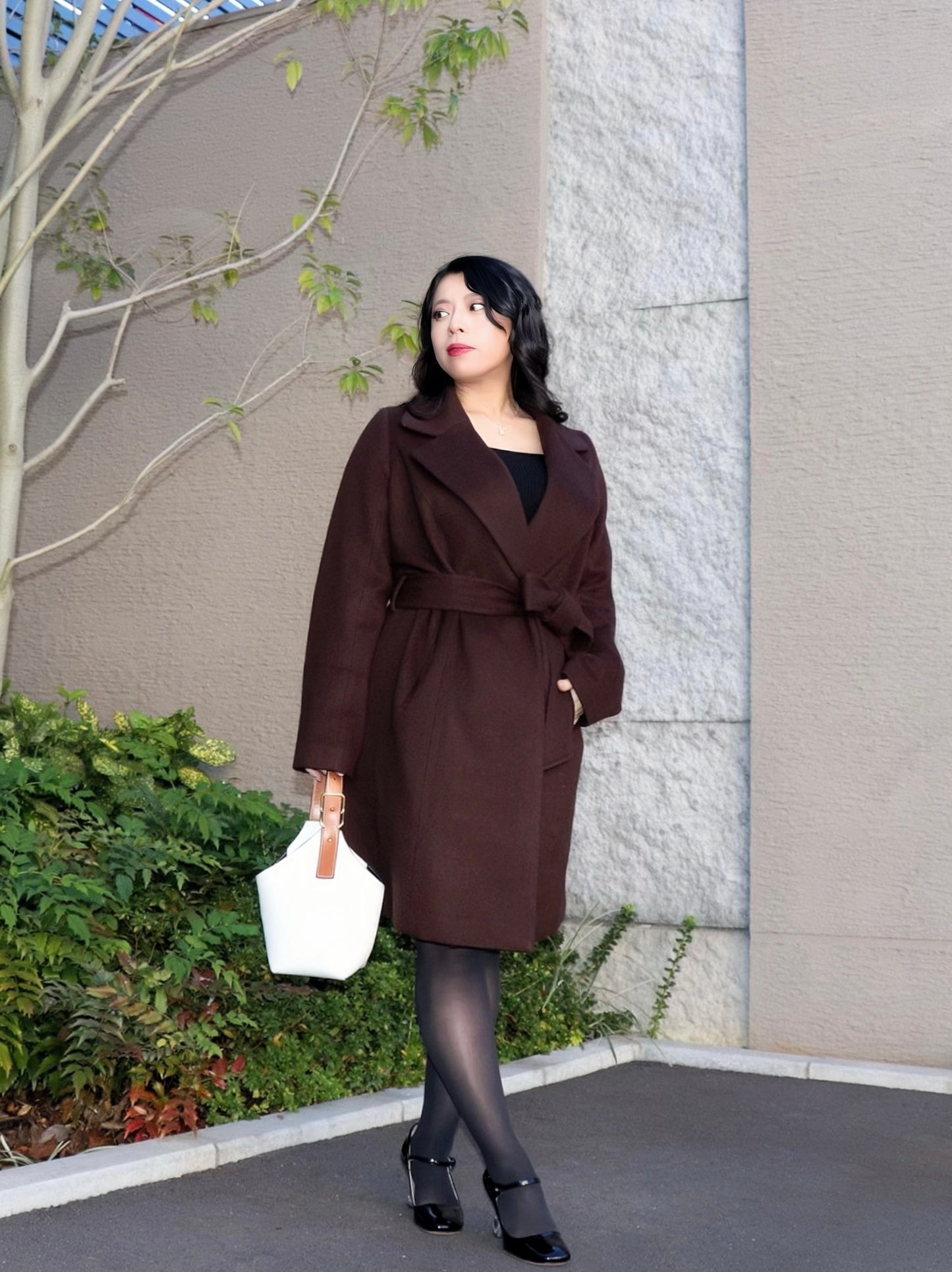 完全予約販売 2024年1月初～中発送予定　エアリーウールコート　45,000円（49,500円税込み）