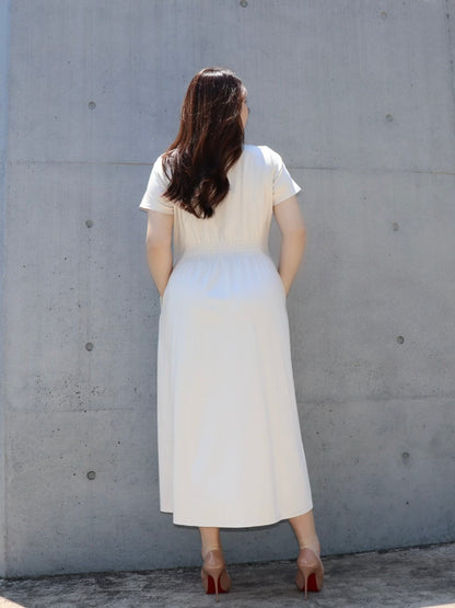 完全予約販売(6/22~6/29)  8初～８中発送予定　半袖カットソーワンピース　16,000円（17,600)税込み）