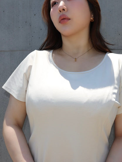完全予約販売(6/22~6/29)  8初～８中発送予定　半袖カットソーワンピース　16,000円（17,600)税込み）
