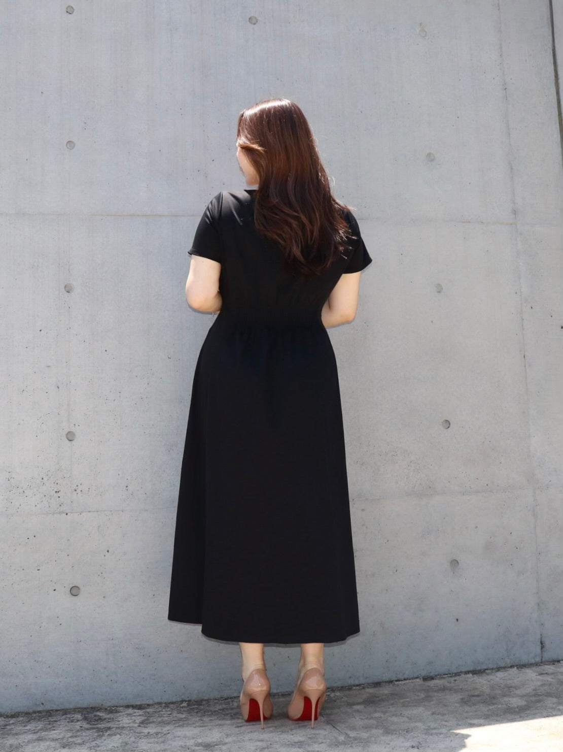 完全予約販売(6/22~6/29)  8初～８中発送予定　半袖カットソーワンピース　16,000円（17,600)税込み）