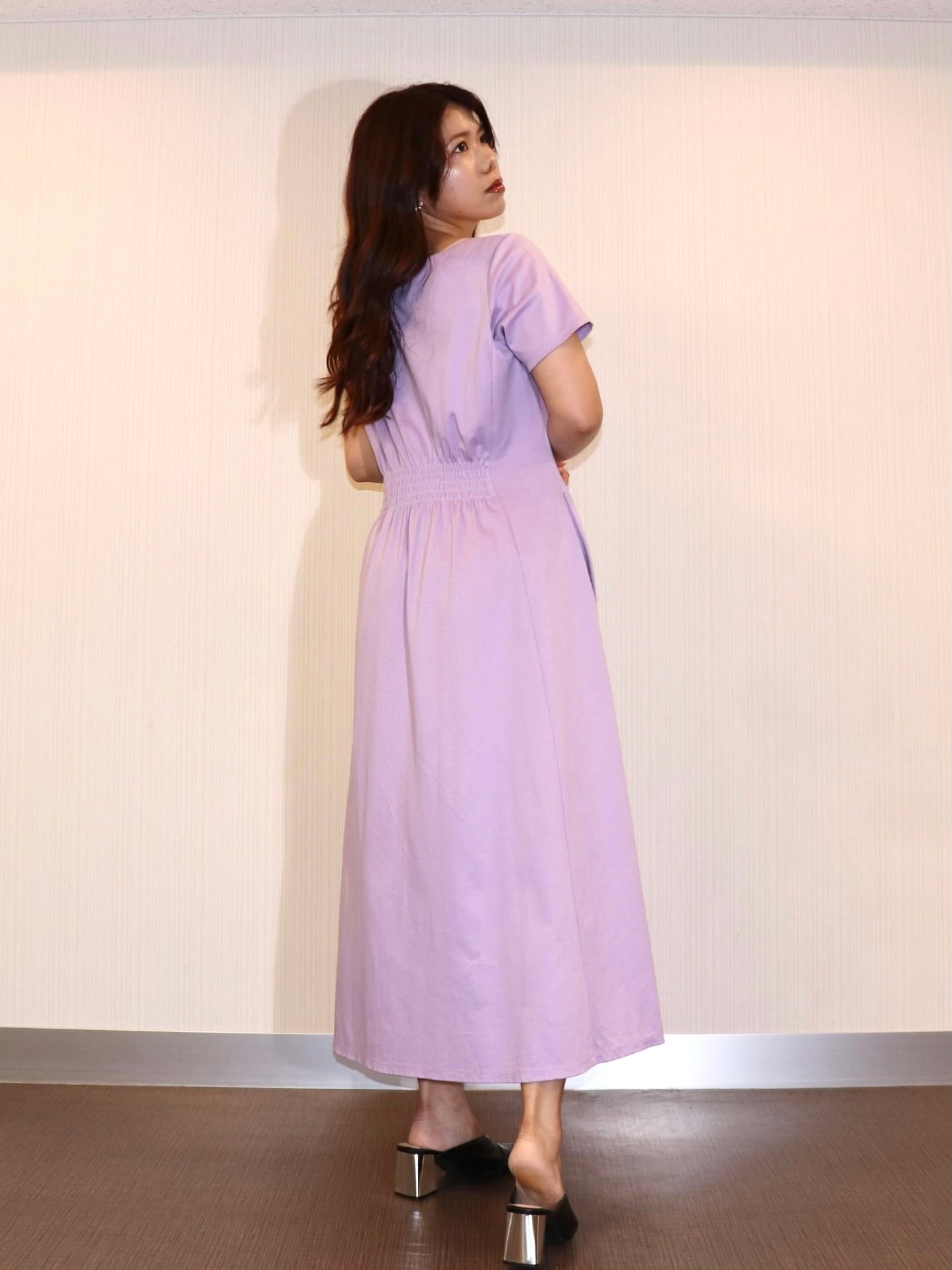 完全予約販売(6/22~6/29)  8初～８中発送予定　半袖カットソーワンピース　16,000円（17,600)税込み）
