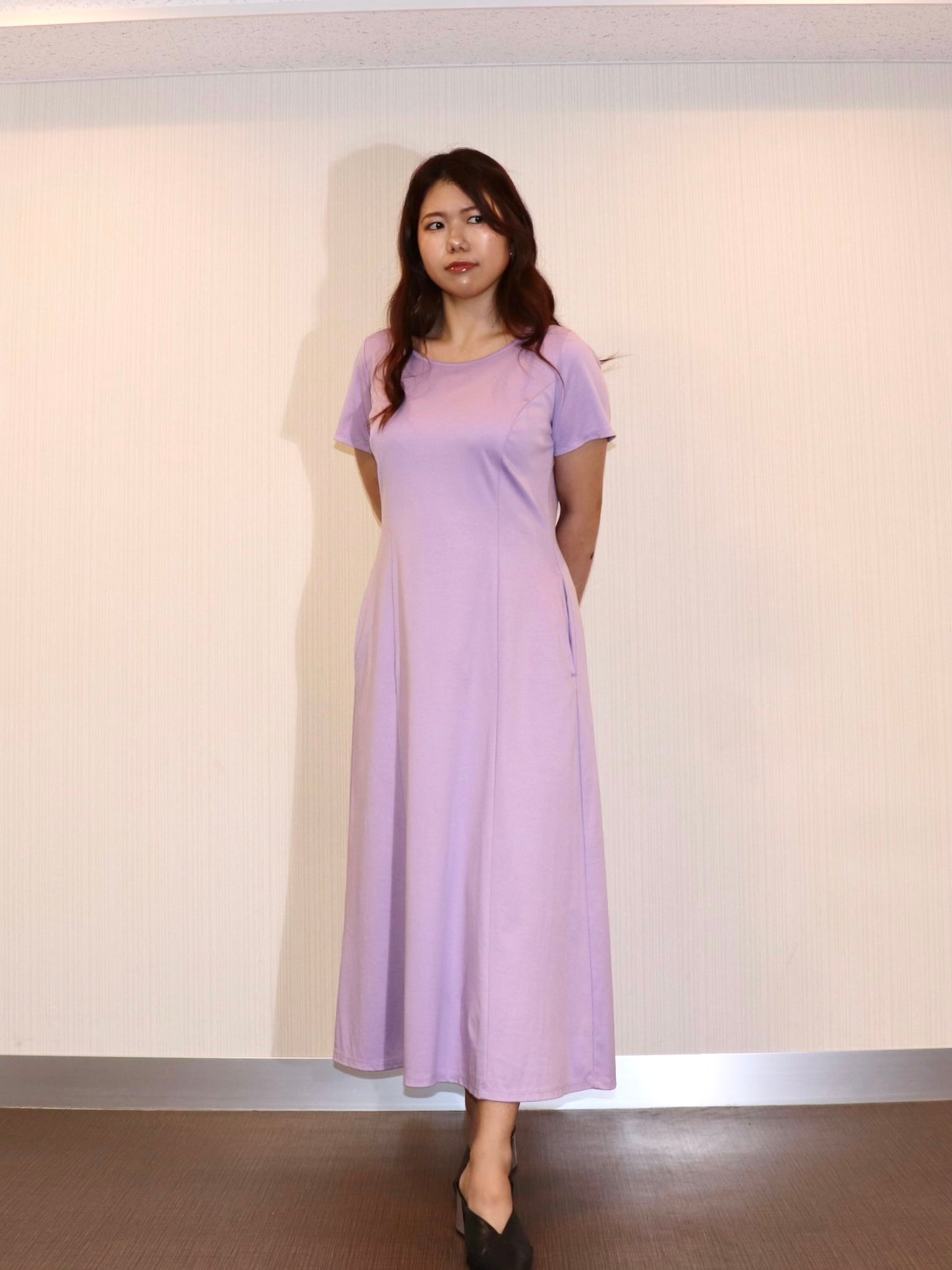 完全予約販売(6/22~6/29)  8初～８中発送予定　半袖カットソーワンピース　16,000円（17,600)税込み）