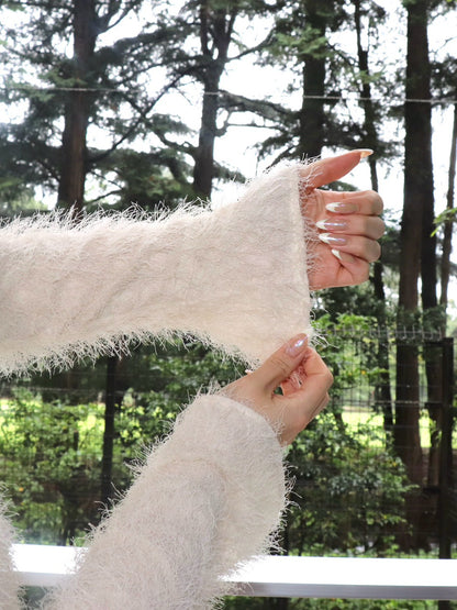 完全予約販売(10/4~10/12)   11中~11末発送予定　シャギーブラウス　14,800円（16,280円税込み）