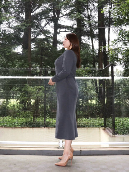 完全予約販売(10/4~10/12)   11中~11末発送予定　マーメイドジップワンピース　19,800円（21,780円税込み）