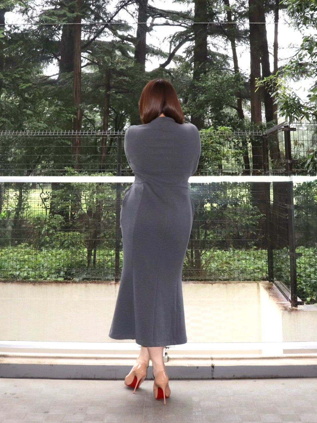 完全予約販売(10/4~10/12)   11中~11末発送予定　マーメイドジップワンピース　19,800円（21,780円税込み）