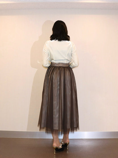 完全予約販売(10/4~10/12)   11中~11末発送予定　チュールスカート　16,800円（18,480円税込み）