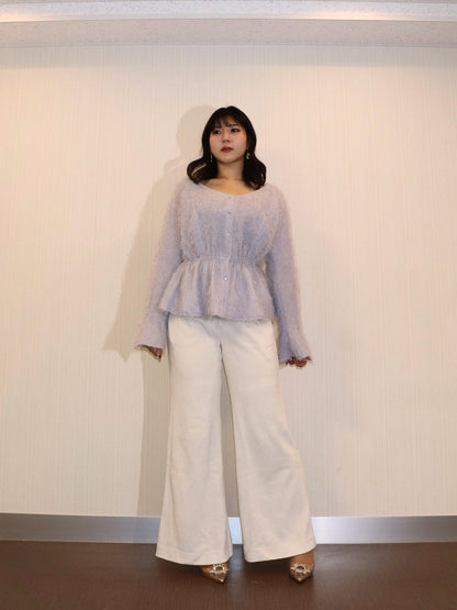 完全予約販売(10/4~10/12)   11中~11末発送予定　シャギーブラウス　14,800円（16,280円税込み）