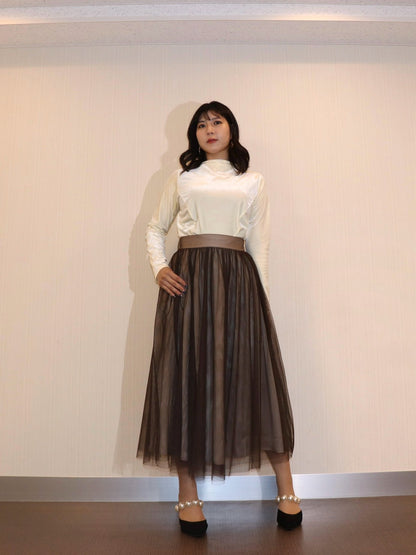 完全予約販売(10/4~10/12)   11中~11末発送予定　チュールスカート　16,800円（18,480円税込み）