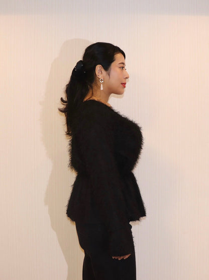 完全予約販売(10/4~10/12)   11中~11末発送予定　シャギーブラウス　14,800円（16,280円税込み）