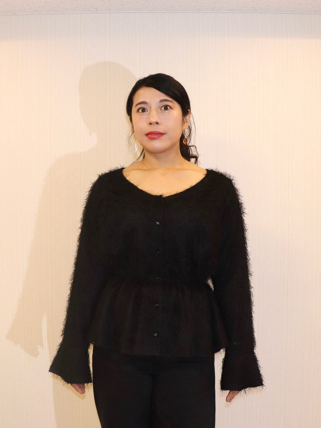 完全予約販売(10/4~10/12)   11中~11末発送予定　シャギーブラウス　14,800円（16,280円税込み）