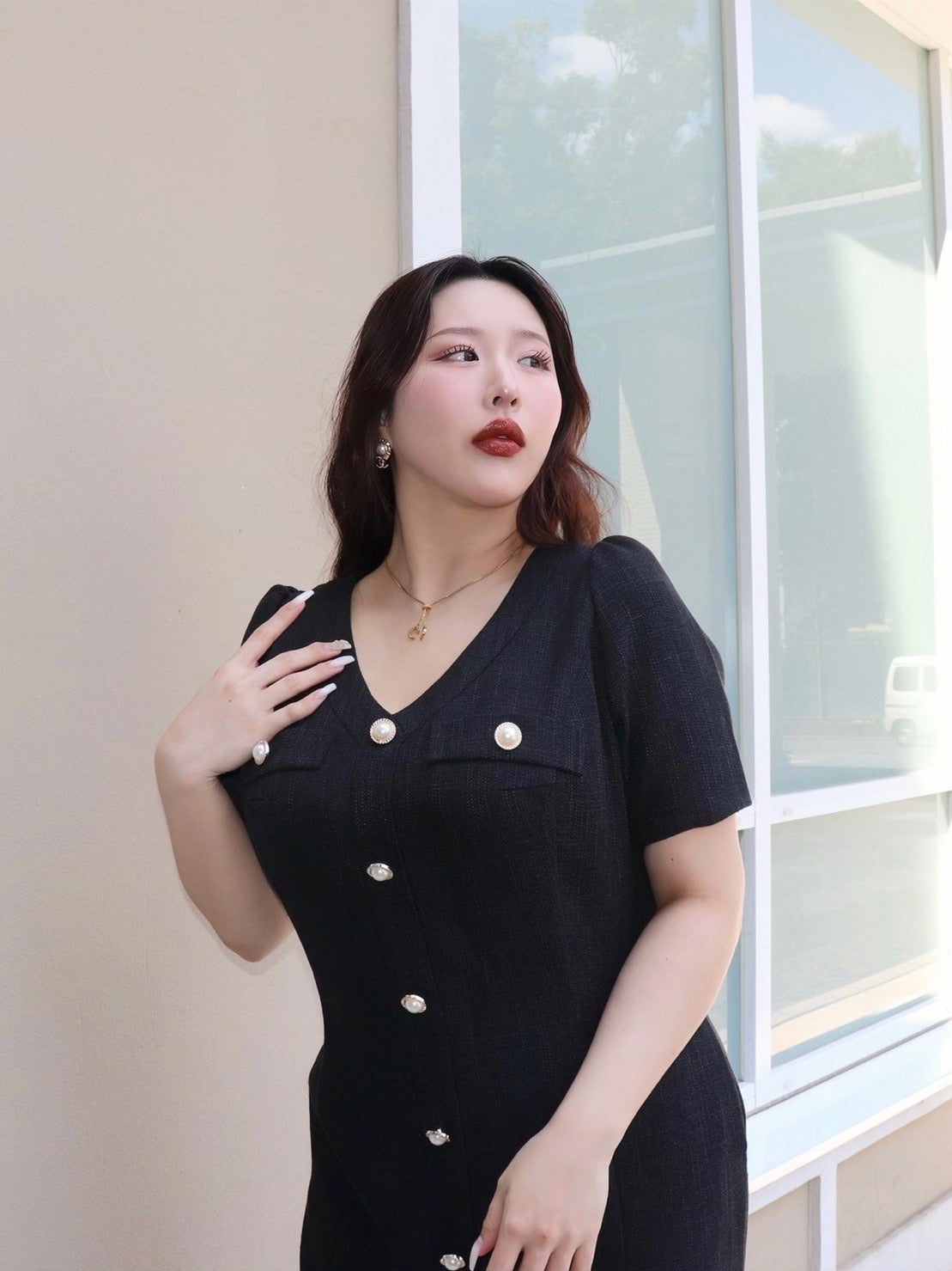 ツイードワンピース　19,800円（21,780税込み）