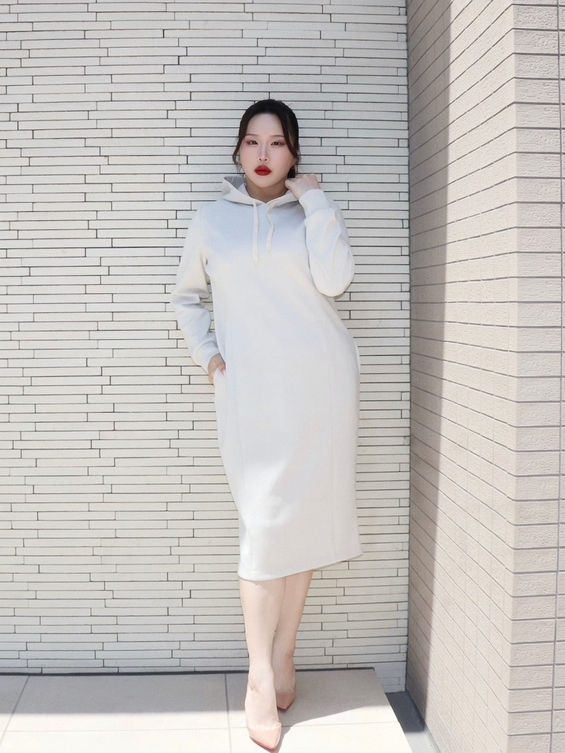 完全予約販売(7/23~8/3)   9初～9中発送予定　パーカーワンピース　15,800円（17,380税込み）